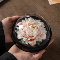 Ornements d'arôme de fleur en porcelaine imitée fabriqués à la main en céramique créative pour la chambre et la décoration intérieure