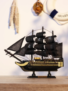 Creative Black Pearl Pirates <span class=keywords><strong>des</strong></span> Caraïbes modèle de voilier en bois décor à la maison pour envoyer un cadeau souvenir <span class=keywords><strong>bateau</strong></span> modèle de <span class=keywords><strong>bateau</strong></span> - Product Image 4