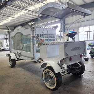 Factory Sale Special Transport Manufacturers Sell Retro Electric Funeral Carriage Coffin Hearse and Motorcycle <b>Trailer</b> Hearse - Product Image 5