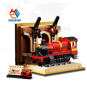 Meiji Building Block Book Magic <span class=keywords><strong>Train</strong></span> 13017A 13015A Modèle d'assemblage DIY Jouets éducatifs pour enfants Cadeau Ensembles de blocs de construction - Product Image 1