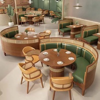 Vente en gros d'usine : Ensemble de table à manger vintage en cuir, rotin et bois courbé pour salon et restaurant, avec 4, 6 ou 8 chaises