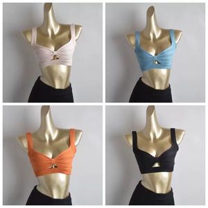 Nouvelle collection été 2026 – Débardeur décontracté pour <span class=keywords><strong>femme</strong></span>, style européen et américain, couleur unie, sexy, à <span class=keywords><strong>manches</strong></span> <span class=keywords><strong>courtes</strong></span> – En stock, vente en gros - Product Image 6