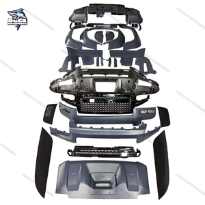 Kit de carrocería de plástico estilo OCTA para <span class=keywords><strong>Land</strong></span> <span class=keywords><strong>Rover</strong></span> <span class=keywords><strong>Defender</strong></span> L663 90 110 2019 + Kit de carrocería de arcos de rueda de capó de parachoques delantero y trasero - Product Image 1