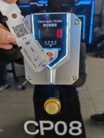 Impresora de Tickets de Canje de Premios con Código QR, Plástico Personalizable, Anti-falsificación para Máquinas Operadas con Monedas, 12 Meses