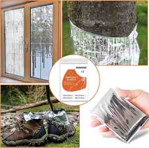 Couverture de survie imperméable et isolante pour la randonnée en plein air et l'utilisation en tente de camping - Product Image 2