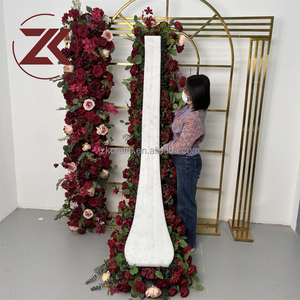 พรมดอกไม้ประ<span class=keywords><strong>ด</strong></span>ิษฐ์สีแดงคุณภาพสูง ZKAI สำหรับงานแต่งงาน ทางเ<span class=keywords><strong>ด</strong></span>ิน<span class=keywords><strong>ด</strong></span>อกไม้ งานปาร์ตี้ ลายดอกกุหลาบ - Product Image 1
