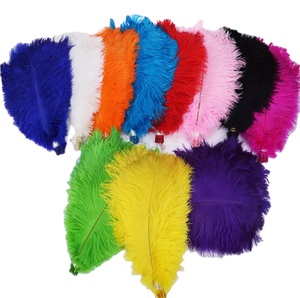 Grandes plumes d'autruche de <span class=keywords><strong>couleur</strong></span> <span class=keywords><strong>or</strong></span> blanc rouge turquoise en vrac à bas prix à vendre - Product Image 1