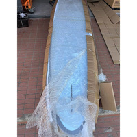 Planche de surf longboard Powerwave SX-PW031 EPS pour enfants et unisexe, planche en époxy personnalisable avec design Tintboard, style old school