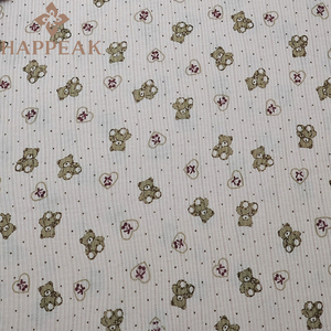 HAPPEAK - <span class=keywords><strong>Telas</strong></span> <span class=keywords><strong>de</strong></span> Jersey <span class=keywords><strong>de</strong></span> Algodón con Estampado Personalizado <span class=keywords><strong>de</strong></span> Bajo MOQ, Tela <span class=keywords><strong>de</strong></span> Punto con Estampado <span class=keywords><strong>de</strong></span> Ositos - Product Image 5