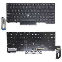 Teclado para Portátil Lenovo E480 T480S L380 L480 T14 E490 T490 E495, Teclado para Notebook con Retroiluminación para Portátil Lenovo