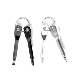 <span class=keywords><strong>Dr</strong></span>. Juego de Destornilladores Portátiles Mini Gigantes con Llavero, Mango de Acero Natural, Grado DIY, Garantía de 3 Años para Trabajos de Tipo Cruz y Ranura - Product Image 1