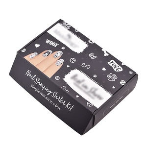 Folding Cardboard Mailer Packaging Press on Nail Polish Paper Box Custom Swimsuit Clothes Shoe Women Gift Packaging Box