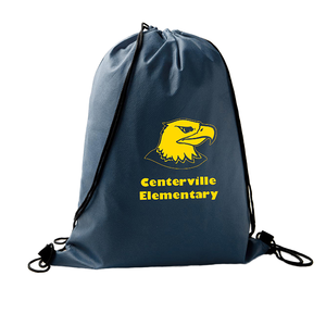 Promotional Foldable <b>Drawstring</b> <b>Backpack</b> Custom Logo Printing Lightweight Non-Woven Fabric Sports Bag for Events School - Product Image 1