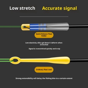 Adattatore galleggiante a <span class=keywords><strong>sgancio</strong></span> <span class=keywords><strong>rapido</strong></span> indispensabile | Appositamente per esche e <span class=keywords><strong>pesca</strong></span> scorrevole, connettore in Silicone a scatto - Product Image 5