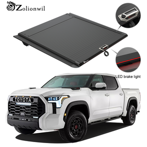 ฝาปิดกระบะท้ายแบบม้วนเก็บได้ Zolionwil พร้อมไ<span class=keywords><strong>ฟ</strong></span>เบรก LED สำหรับรถยนต์โตโยต้า ทาโคมา ทันดรา ขนาด 5 <span class=keywords><strong>ฟ</strong></span>ุต 6 <span class=keywords><strong>ฟ</strong></span>ุต ปี 2023 2025 - Product Image 1