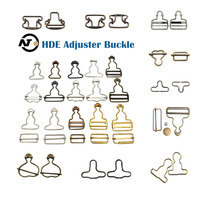 Boucles en métal en forme de gourde avec glissière rectangulaire, sans nickel et écologiques, pour salopettes et sacs à dos