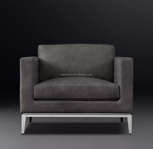Sillón Sassanid en Oferta, Diseño Italiano Moderno, Sillón de Cuero - Product Image 2