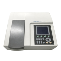 Espectrofotómetro UV/Vis de Alta Estabilidad con Soporte Fijo de 2 Ranuras, Equipo de Prueba Cuantitativa