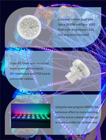 Comaleon 24V LED Point Light Étanche Amusement Funfair Premium LED Cabochon Ferris Éclairage
