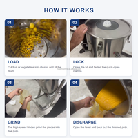 Machine à pulper les fruits pour presser le jus de raisin, de myrtille, de mûre et de datte