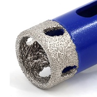 Diamante soldado al vacío, sierra perforadora Dekton, broca de núcleo de diamante de mármol cerámico, herramientas de perforación de granito, múltiples orificios para baldosas de porcelana