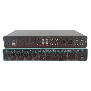 อินเทอร์เฟซเสียง USB สำหรับคอมพิวเตอร์ 4 เข้า 4 ออก การ์ดเสียง 96khz 24bit สำหรับการบันทึกเสียงระดับมืออาชีพในสตูดิโอ - Product Image 2