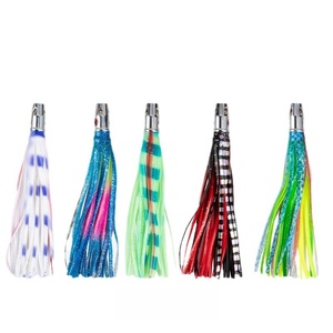 Señuelos de Pesca con Cabeza Metálica, Nuevos, de Alta Calidad, Señuelo Suave para Agua Salada, 165mm, Tipo Pulpo/Squid - Product Image 2