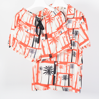 Ensemble élégant pour femmes en satin de soie à fleurs, 2 pièces, thermique, manches courtes, pantalon de pyjama, printemps-été