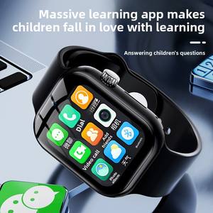 Montre connectée pour enfants C06 (Micro Guard) carrée en silicone avec vidéo 5G, Netcom, WIFI, positionnement et Alipay - Product Image 3