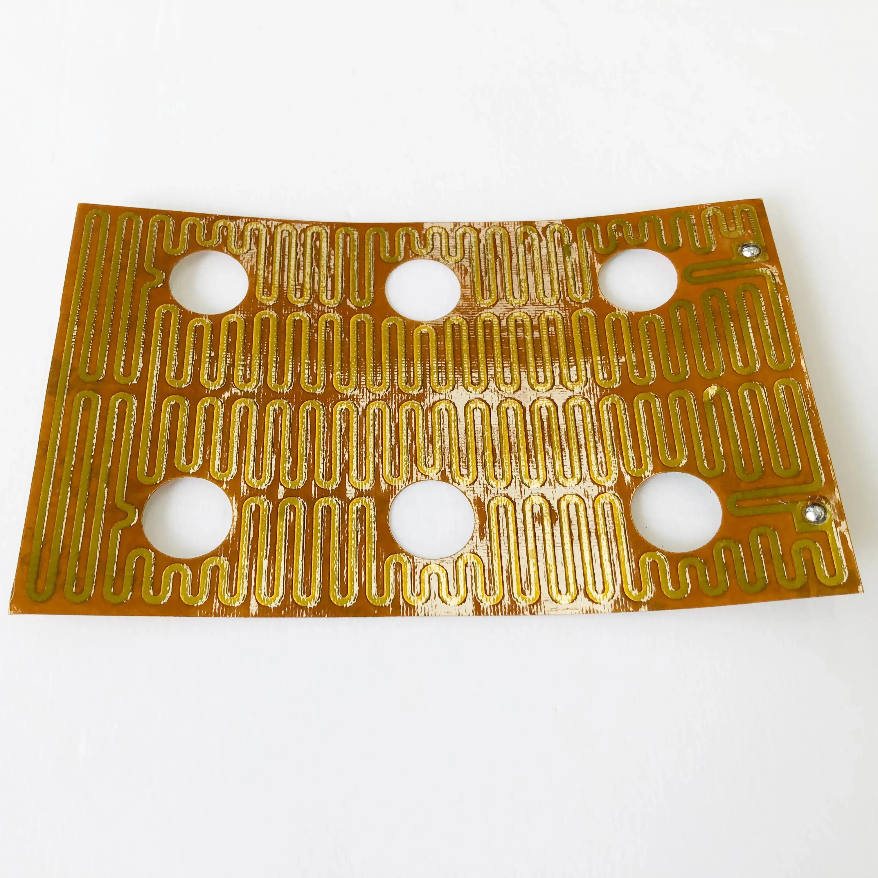 110V 220V adhesive etched foil flexible kapton polyimide thick film heating element
