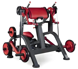 Máquina de Gimnasio Comercial para Curl de Bíceps y Tríceps Sentado con Peso Libre - Product Image 1