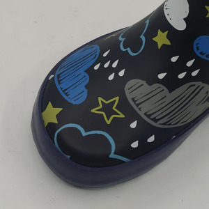 Bottes en caoutchouc respirantes légères à cordon <span class=keywords><strong>de</strong></span> serrage antidérapantes OEM Imprimées Automne Hiver - Product Image 3