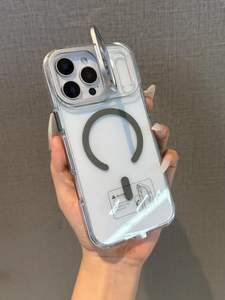 Cover Magnetica Antiurto di Alta Qualità per <span class=keywords><strong>iPhone</strong></span> 17 Pro Max 14 Plus <span class=keywords><strong>13</strong></span> Pro Max, Custodia per Telefono con Cavalletto per Fotocamera, Confezione OPP - Product Image 5