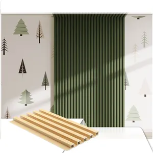 Foju gỗ composite Panel tường 100% vật liệu tái chế tùy chỉnh màu sắc wainscoting 3D WPC tấm Tường tuyệt vời Panel tường