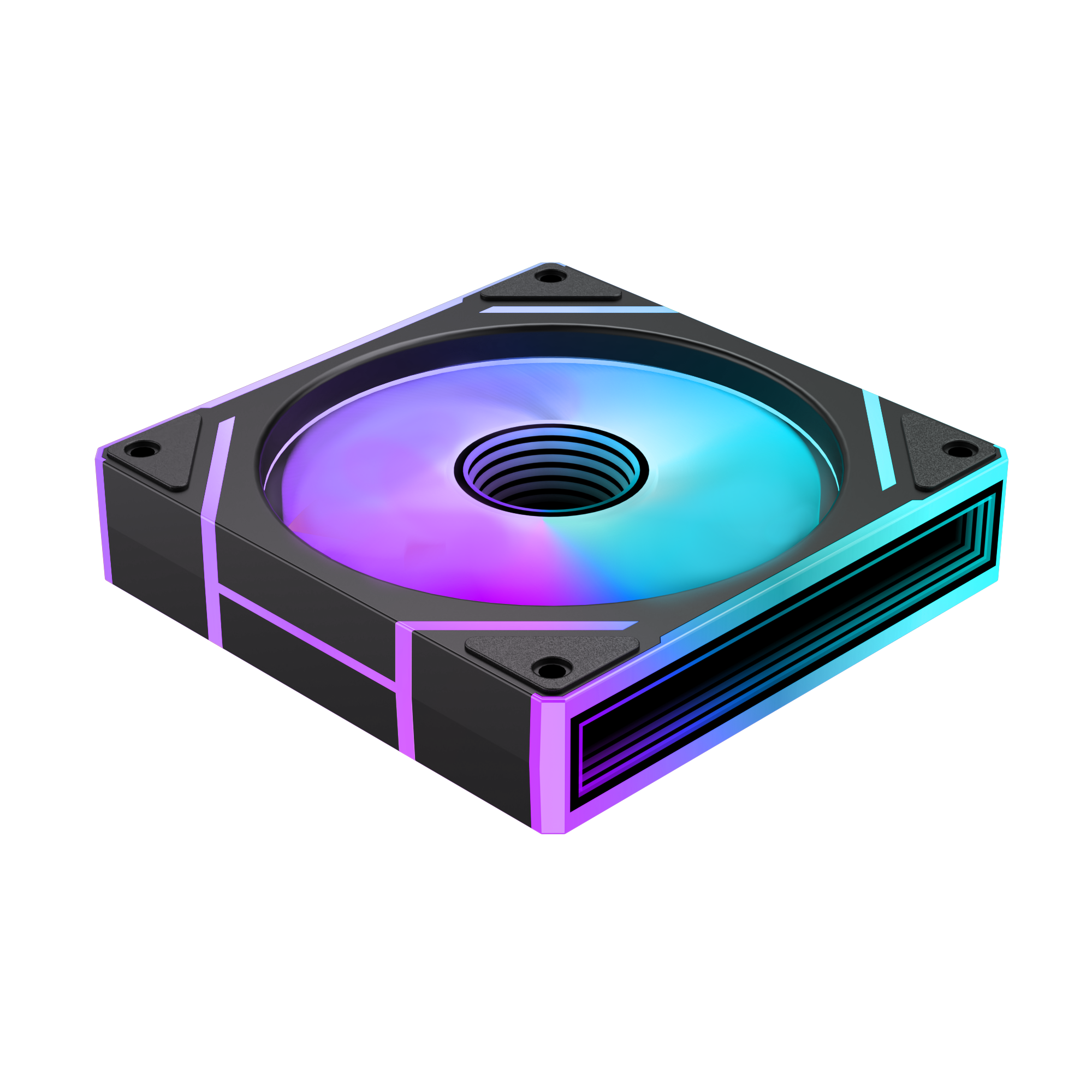 Set di ventole da 10 pezzi nere