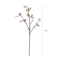Groothandel hete verkoop Kunstmatige Blauwe Bes Tak Schuimbes voor Kerst Bruiloft Bloem Huisdecoratie
