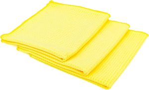 Chiffon de nettoyage en microfibre gaufrée à séchage rapide, haute qualité, prix usine, pour la cuisine et le nettoyage domestique - Product Image 1