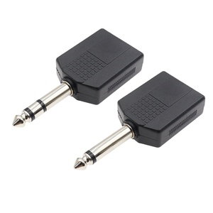 Adattatore Splitter Audio da 6,35mm 1 Maschio a 2 Femmine, Connettore Mono da 6,5mm per Mixer e Attrezzature Audio - Product Image 1