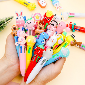 Penna a Sfera Retrattile Ecologica con Animali Cartoon Multicolore, Design Compatto e Portatile, Diversi Stili Animali per Regalo Souvenir - Product Image 4