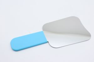 Espejo oclusal dental con mango de silicona azul, reflector intraoral de vidrio con baño de rodio para fotografía oral - Product Image 6