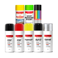 Cat Semprot Aerosol Kustom SANVO 400ml Cat Semprot Chrome Varnish Stop Mine Marking Harga Pabrik Produsen