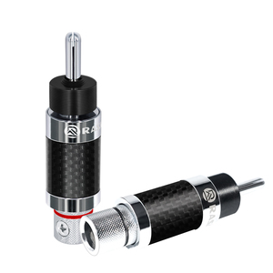 Rhodium placage Haute fidélité anti-oxydation 4mm haute tension fiche banane - Product Image 1