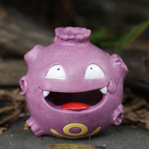 Anime Pokemoned şekil Koffing Censer sevimli oyuncak bebek heykeli toplamak modeli masaüstü dekorasyon doğum günü hediyesi - Product Image 1