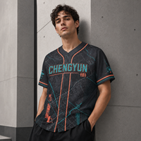 Maillot de baseball streetwear personnalisé en gros – Uniforme d'équipe urbain à motifs graphiques