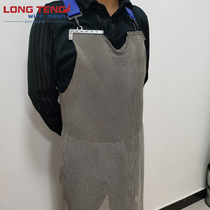 Durable 316 Stainless Steel Sleeveless Mesh Chain Mail Woven Eco-Friendly Fashionable Protective Butcher Cut Safety <b>Apron</b> - Product Image 1