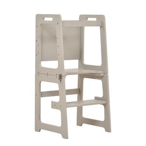 Torre De Aprendizaje Montessori plegable Torre De aprendizaje para niños muebles De madera plegables ayudante De cocina taburete para niños - Product Image 4