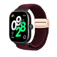 Bracelet de montre en nylon tissé magnétique, bracelet intelligent pour Xiaomi Smart Band 9 10 Pro Redmi Watch 4 5 6