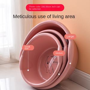 Очень большой бытовой пластиковый бассейн для ванной для детей и младенцев утолщенный и прочный для мытья ног для стирки белья - Product Image 3