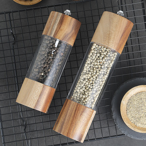 <span class=keywords><strong>Moulin</strong></span> <span class=keywords><strong>à</strong></span> sel et <span class=keywords><strong>poivre</strong></span> manuel en bois d'acacia de qualité supérieure, accessoires de cuisine en gros, moulins <span class=keywords><strong>à</strong></span> sel et <span class=keywords><strong>poivre</strong></span> de 6 et 8 pouces - Product Image 1