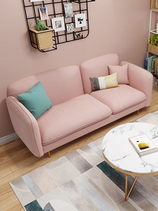 Tessuto sofà nordico piccolo appartamento semplice moderno luce di lusso noleggio camera da letto negozio di abbigliamento doppio tre persona piccolo <span class=keywords><strong>divano</strong></span> - Product Image 2